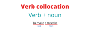 Verb collocation