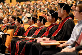 a graduation ceremony in English images