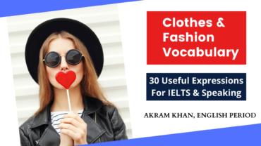 IELTS Vocabulary Clothes & Fashion