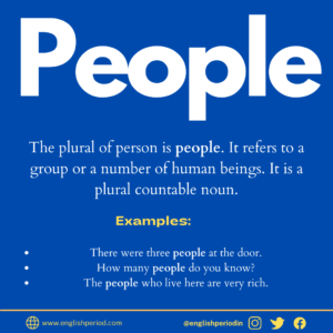 Meaning of people