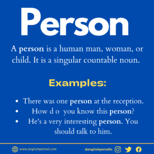 Meaning of person