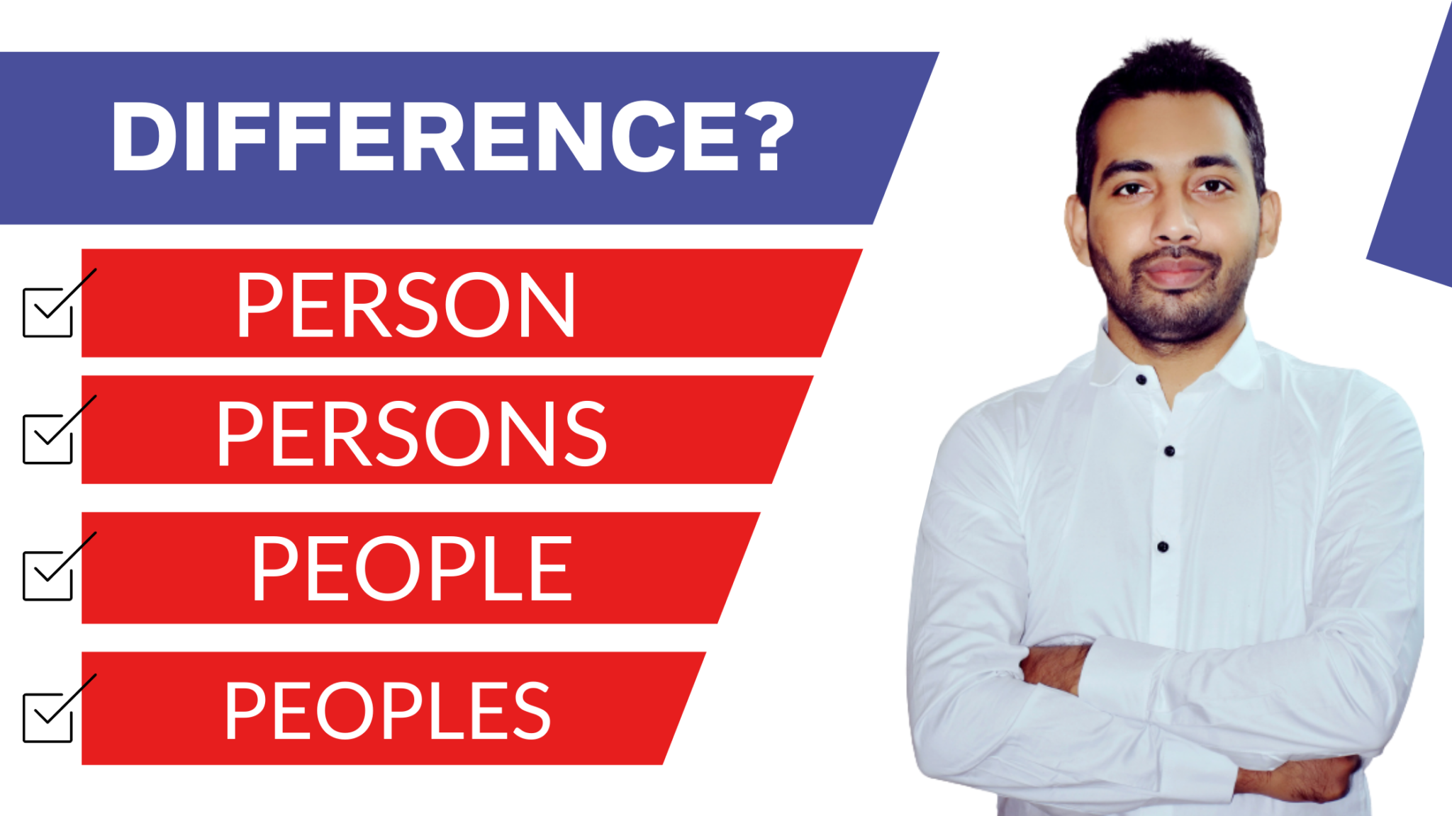 Difference Between PERSON PERSONS PEOPLE And PEOPLES – English Period