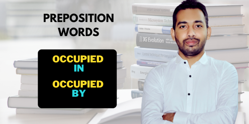 Preposition with Occupied