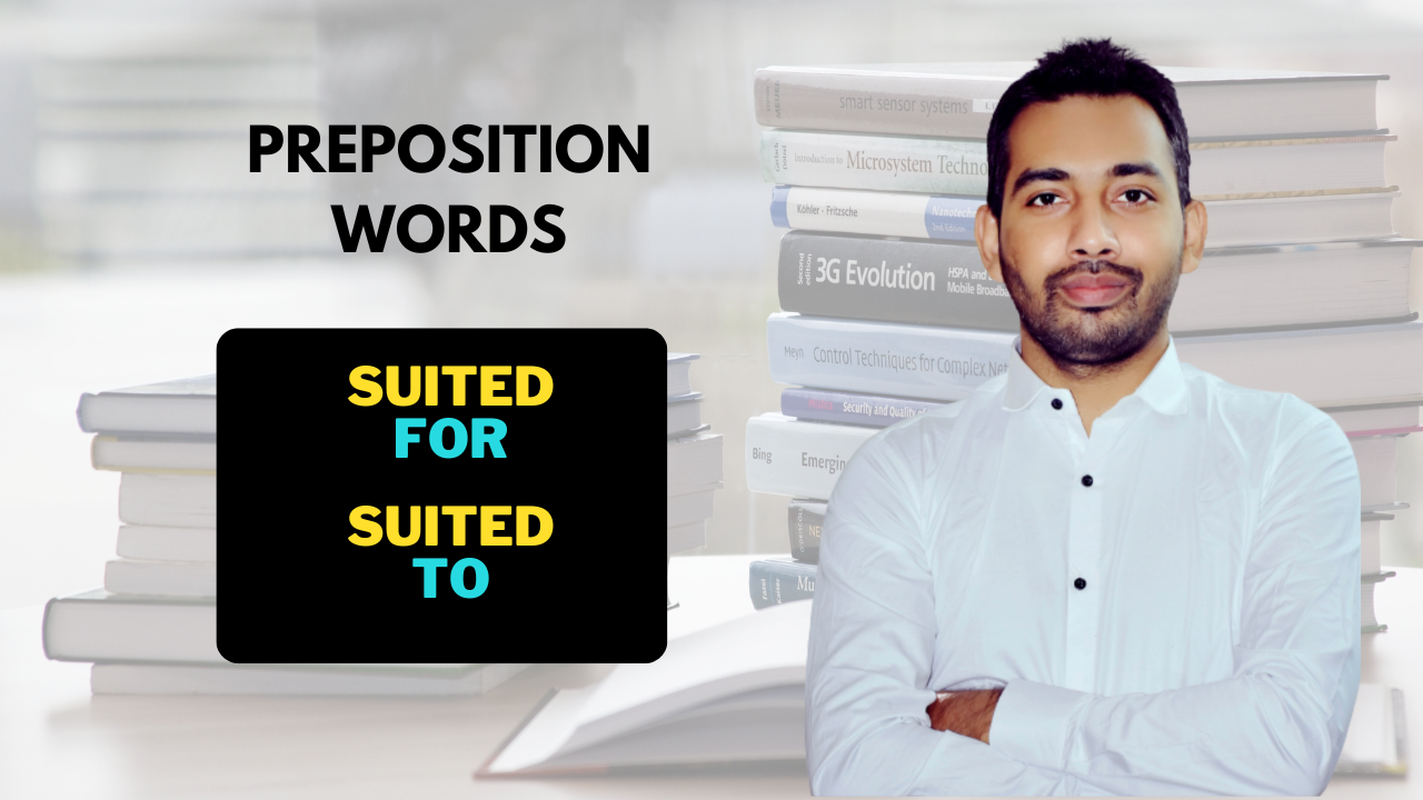 Preposition with suited