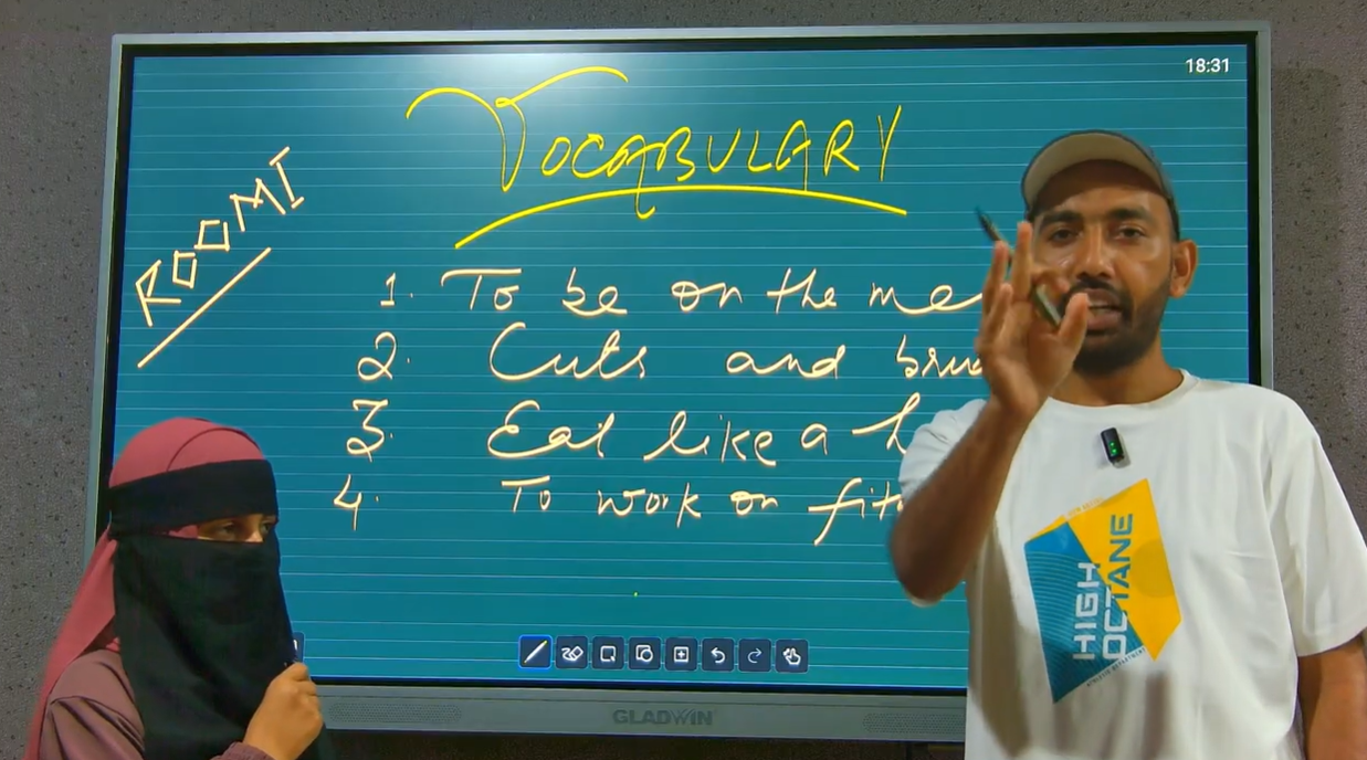 English Vocabulary Practice With Students